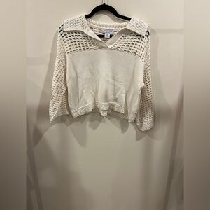 Rachel Zoe Crochet Sweater Size Women’s M